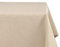 BEAUTEX fleckenabweisende und bügelfreie Tischdecke - Tischtuch mit Lotuseffekt - Tischwäsche in Leinenoptik, Eckig 110x140 cm, Sand