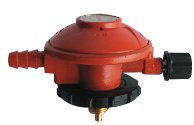 ANGOPE Regulador de gas con cabezal giratorio, presión de salida 28 (gr/cm²), compatible con estufa de gas, tamaño Regulador 3, acero inoxidable, antiadherente, lavado a mano