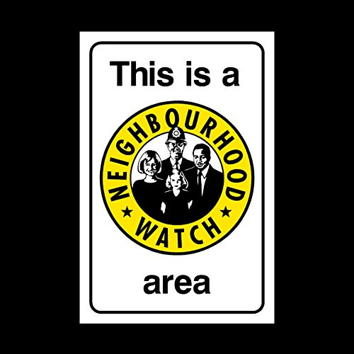 This is a neighbourhood watch area Sticker/Self Adhesive Sign - Security/Street Warning/CCTV (MISC69)