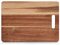 Zeller 25554 – Tagliere, in legno di acacia 35 x 25 x 1 cm, colore naturale