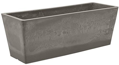 Arcadia Garden Products PSW U45CT Simplicity - Caja de Ventana de 44.5 x 17.8 x 15.2 cm, Color Cemento, 44.5 x 17.8 cm