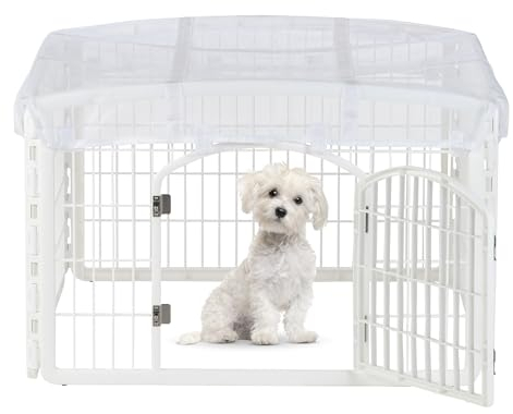 IRIS 301479 Spielplatzbox mit Tür, für Haustiere, 46 x 46