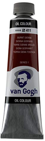 Van Gogh Peinture à l'huile Sienne brûlée - Taille unique