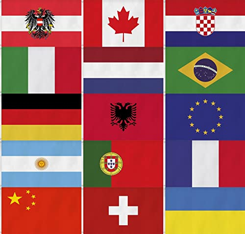 normani Fahne/Flagge Länderflagge Deutschland und andere Länder 90 x 150 Farbe Albanien