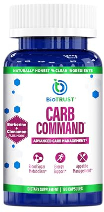 BioTrust Carb Command Supplement - Keto & Low Carb Support, 120 Capsules