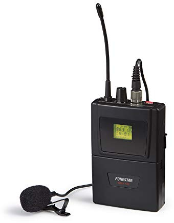 Micrófono inalámbrico de petaca UHF