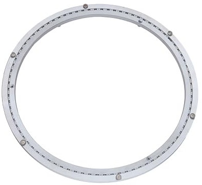 Dailydanny Placa giratoria de aluminio resistente Lazy Susan con rodamiento giratorio para mesa de comedor (24 pulgadas (16 mm)