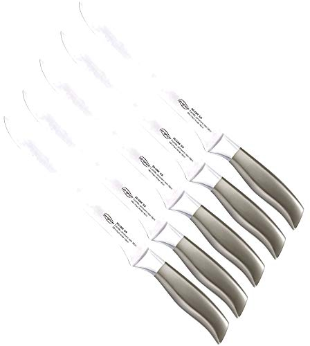 San Ignacio colección HoReCa-Set de 5 Unidades Cuchillos jamonero 16 cm Acero Inoxidable Jávea, Alto Carbono, Multicolor