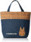 Skater Handtasche Lunchtasche für Bento, 33 × 25 cm, Studio Ghibli My Neighbor Totoro, blauer Denim und Kork, mit Temperaturisolierung, Japan Import KBCO2