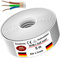 MAS-Premium Cable de alimentación para ambientes húmedos, cable de alimentación de 5 a 80 m, NYM-J, 3 x 6 mm², anillo de cable eléctrico para instalación fija (5 m)