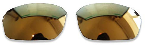 POLARLENS Polarised Replacement Lenses for Oakley Half Wire 2.0 - Compatible with Oakley Half Wire 2.0 Sunglasses (Bronze Gold)