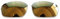 POLARLENS Polarised Replacement Lenses for Oakley Half Wire 2.0 - Compatible with Oakley Half Wire 2.0 Sunglasses (Bronze Gold)
