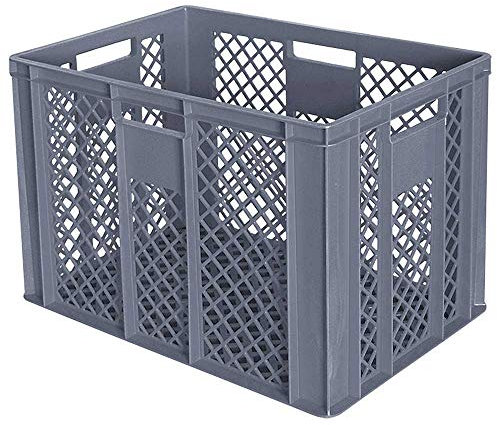 BRB 30 Eurobehälter/Bäckerkiste, LxBxH 600x400x410 mm, Palettenware, grau