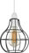 LEDSone Vintage Industrial Light Shade Metal Black Wire Vase Cage Lamp Shade Ceiling Pendant Light Shade Wire Cage Lamp Shade (Black)