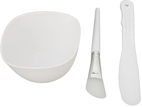Facial Mask Mixing Bowl Set, DIY Facemask Mixing Tool Kit with Silicone Mask Bowl, Mask Brush and Spatula, Facemask Applicator DIY Skin Care Mixing Tool Kit for Home Use