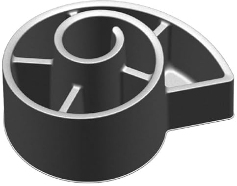 Dynamic24 Vaso per piante erbe, lumaca, 52 x 43 x 34 cm x 34 cm