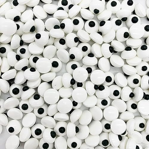 Lukinuo Small Candy Eyeballs Edible Eyes Cake Cupcake ToppersHalloween Sprinkles Candy Cookie Eyes zum Dekorieren Augen Sprinkles Halloween Weihnachten Backen Keks Dekorationen - 3 Oz