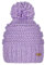 Barts Strickmütze Jasmin grob-gestrickte Wintermütze mit Bommel 1034 Lilac 18