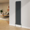 NRG 1800x408mm Anthracite Radiator Vertical Flat Panel Bathroom Designer Double Rad Central Heating