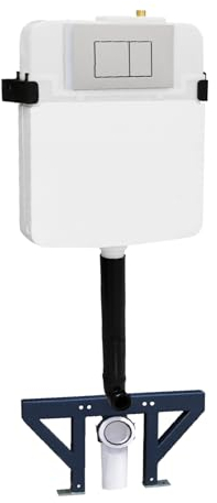 Vorwandelement Spülkasten Drückerplatte Betätigungsplatte weiß Schallschutz