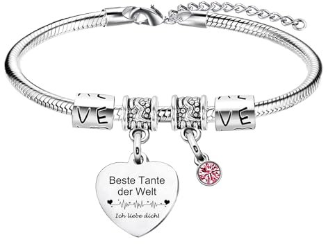 Ghloyza Tante Armband Geschenke Beste Tante Geschenke Muttertagsgeschenke für aunite, Du bist die beste Tante Für immer Geschenk