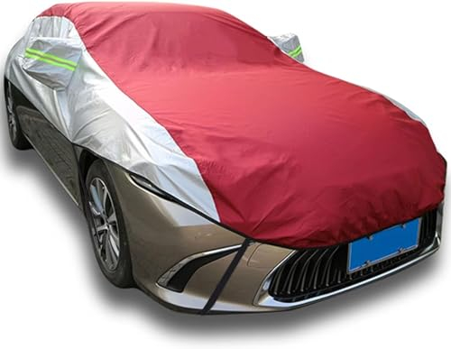 Halbgarage für BMW 1er 120| wasserdichte Auto-Oberseitenabdeckung, Allwetter-Auto-Windschutzscheibenabdeckung, sonnensicher, regensicher, Winddicht, flammhemmende Autoabdeckung