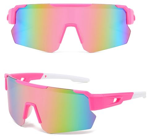 MUSELK Sport Sonnenbrille Herren Damen Fahrradbrille Sunglasses Polarisierte Sonnenbrille für Outdooraktivitäten MTB Rennrad Radfahren Biking Ski Sonnenbrille mit UV400