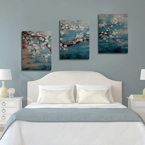 prinfantasy Aesthetic Bilder Wandbilder Wohnzimmer Modern - Poster 3er Set Leinwand Wanddeko 30x40cm DYH0091