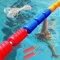 Divide Pool, kit di galleggianti di sicurezza per piscine interrate con grandi galleggianti luminosi e ganci, corde galleggianti per concorsi di nuoto (larghezza 9 cm, 1 m)