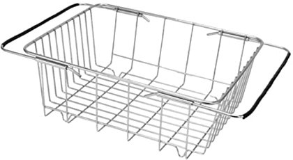Ciieeo Escurridor De Platos Grande y Expandible Acero Inoxidable para Fregadero Ahorra Espacio