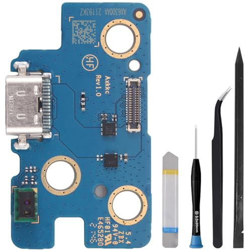ZHUROUPU X205/X200 Charging Port Replacement for Samsung Galaxy Tab A8 SM-X200 SM-X205, USB Type-C Charging Port Microphone Audio Jack Board for Samsung Galaxy Tab A8 2021 10.5 inch with Tools