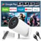 Mini Proiettore 4K, Proiettore Portatile Android 11, 1080P FHD, WiFi 6, Bluetooth 5.0, Visione di 130 Pollici, Compatibile con HDMI/PC Portatili/Smartphone. (bianco)