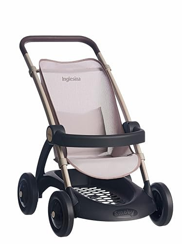 Smoby - Inglesina Passeggino Baby Iridio, telaio in metallo, seduta in tessuto, per bambini dai 18 mesi, 7600254083