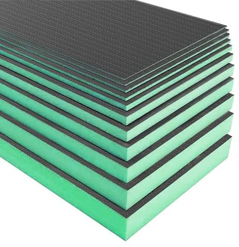 Panneau de construction - 125 x 60cm - Ép.40mm - 1 pièce - Panneau à carreler - Protection contre l'humidité