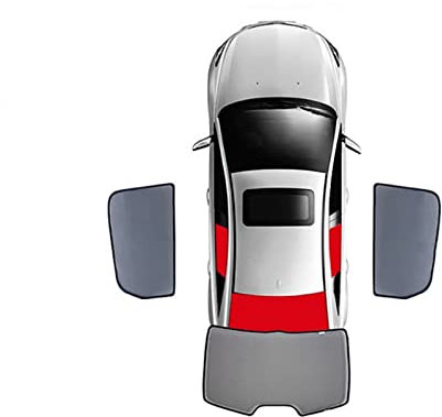 ZSQWRFRG Parasol Coche Delantero para Mercedes para Benz Clase E W211 2002-2009 200 280 Parasol Coche Parabrisas Delantero Cortina Ventana Lateral Trasera Parasol Coche Sun Shade(3PCS)