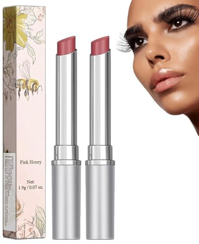 Zwei Lippenbalsame in den Farben Black Honey und Pink Honey – getönte, transparente und feuchtigkeitsspendende Lipglosse, nicht klebend, für jeden Hautton geeignet.