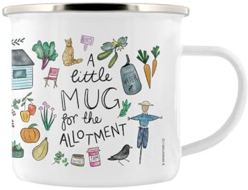 Stubbs Mugs A Little Mug for the Allotment Enamel Mug 10oz