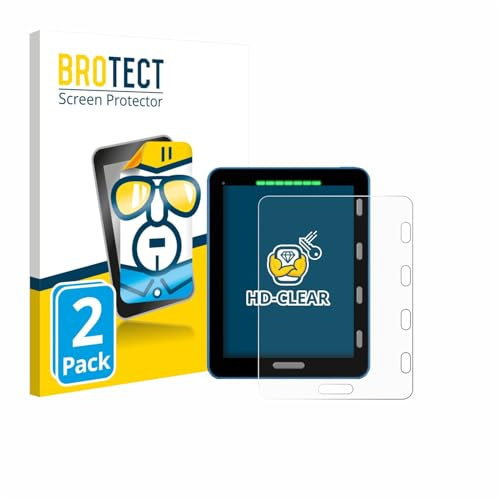 BROTECT Schutzfolie für Vakaros Atlas 2 / Edge | 2 Stück Transparenter Displayschutz Made in Germany Klare Displayschutz-Folie Clear Einfache Montage Case-Friendly