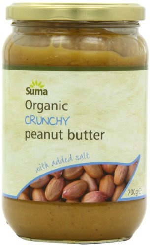 Suma Organic Crunchy and Salty Peanut Butter 700 g (Pack of 6)