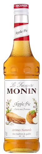 Monin Sirup Apple Pie (1 x 0,7l) - Vielseitiges Aroma für Kaffeegetränke und Desserts - Natürlich - Vegan