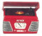 Aztec Imports, Inc. Puppenhaus Miniatur Zubehör 1950's Plattenspieler in Rot