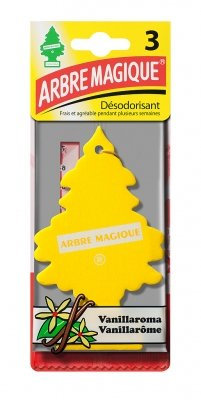 Arbre Magique - Lot de 3 pièces de désodorisants - Vanille