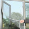 LUPO Window Fly Insect Mesh Net, DIY Self-Adhesive, 1.3m x 1.5m, Cut to Size Screen, Keep Bugs Out, Adjustable Hook and Loop Fasteners