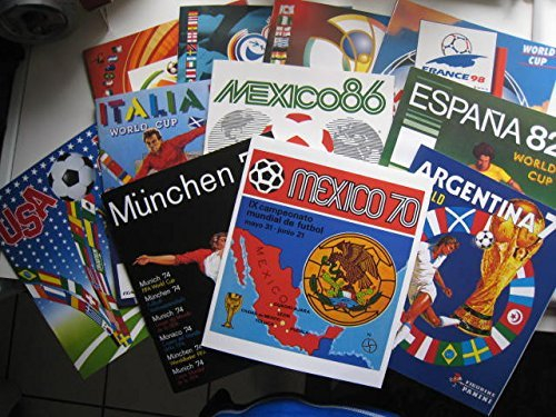 Collection of 11 Panini World Cup 1970 – 2010 Alben Players Bilder Printed FIFA New