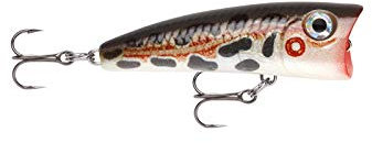 Rapala - Ultra Light Pop Angelköder - Angelzubehör mit Design für Maximale Luftblasenentwicklung - Süßwasser Spinnköder - Lauftiefe Topwater - Fischköder 4cm, 3g - Hergestellt in Estland - Frog