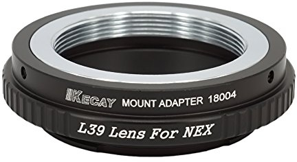 KECAY® Leica M39 / LTM/ L39/ 39mm Objektiv Adapter Ring für Sony NEX E-Mount Kamera, Metallische Konstruktion, Sony E, Fest, Manueller Fokus, 39 Millimeter, Zero Beschichtung