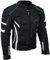 HEYBERRY Kurze Textil Motorrad Jacke Motorradjacke Schwarz Weiß Gr. 4XL