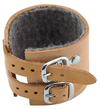 Holthaus Medical YPSIMED Handgelenkriemen Stütze Handgelenk Bandage, Leder, 2-schnallig, Gr 16