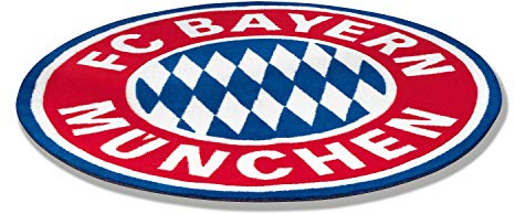 FC Bayern München Fan-Teppich - Logo - Teppich rund FCB
