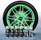 Sophisticauto 6 Stück Full Dip Grün Paradise Glänzend Sprüfolie